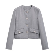 Gray Classy Blouse 76999 (VN)