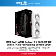 XFX Swift AMD Radeon RX 9060 XT OC White Triple Fan Gaming Edition 16GB Graphics Card