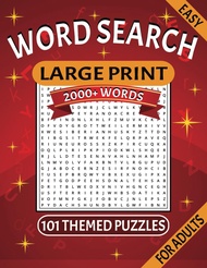 Easy Word Puzzles For Adults: Themed Word Search Puzzles with 101 Word Finds and 2000+ Brain teasing