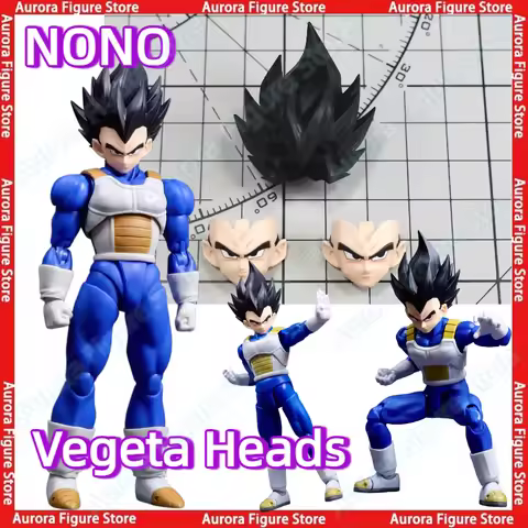 Nono Custom Dragon Ball Z SHF SSJ Super Saiyan Vegeta Heads Accessories Headsculpt Anime Action Figu