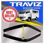 Isuzu Traviz - Window Visor or Rain Guard (Black)