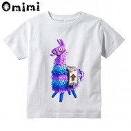 Kids Fortnite Cartoon Design T-Shirts Children s Cute Short Sleeve Tops Boys/Girls Funny T Shirt Clo