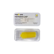 Medtopia Yellow Heparin Cap(Yellow Stopper) [10pcs/Pack]/[100pcs/Box]