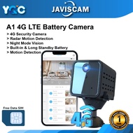Javiscam A1 4G LTE Cellular Security Camera  SIM Card Camera(free1 month), Radar Detection,Motion De