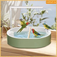 [LzdjfmyebMY] Parrot Bath Shower Automatic Bird Bathtub Indoor Lovebird Versatile Conure Budgie Ligh