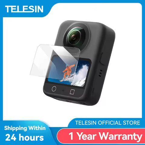 TELESIN Tempered Glass Screen Protector for DJI OSMO 360 Lens Protection Protective HD Film For DJI 