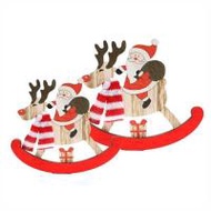 YSB-B1S007-SANTA-ของตกแต่งคริสต์มาส 2 ชิ้น (SANTA) (351606-726290010)