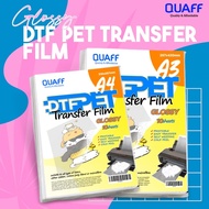 DTF Direct to Film PET Transfer Film Glossy A4 & A3 Size (10 sheets)