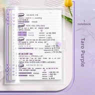 Sổ Còng Bìa Mềm Trong Suốt A5/ B5 - Sổ Ghi Chép Còng Sắt Giấy Kẻ Ngang/Caro Tháo Mở Dễ Dàng