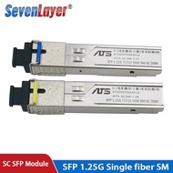 SFP Module 1.25G SC BiDi 1310nm/1550nm WDM switch  SFP module with Switch with DDM Function