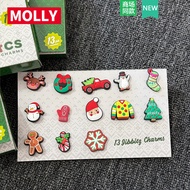 Suitable For crocs Shoe Buckle cross Moving Flower Decoration Accessories jibbitz crocs charm crocs 