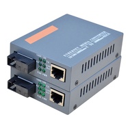 Gigabit Media Converter HTB-GS-03 (A/B) Fiber Optic 20KM Single-mode Single-fiber WDM RJ45 (2 ตัว A
