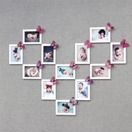 Photo frame 12 heart-shaped frames minimalist creative wall decoration photo frame Children's photo 