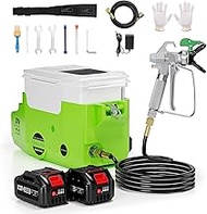 Backpack Handheld Paint Sprayer, Portable Airless Wall Spray Gun with 6 Speed Adjustable, 1.1L/Min H