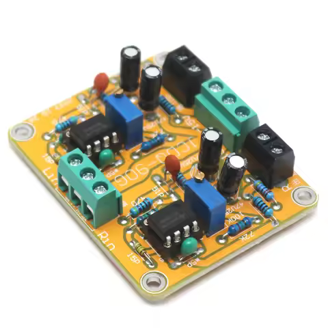HIFI NE5534 DC Buffer Stereo OP-AMP Preamp Preamplifier Circuit Board support OPA627 AD847 AD797 OPA