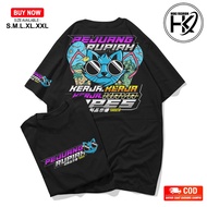 RUPIAH WARRIOR T-shirt (Work, work, work) Word T-shirt/ Viral T-shirt/ Premium Distro T-shirt/ Hard 