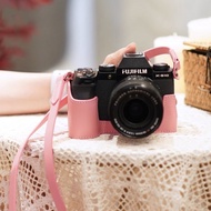 適用機型FUJIFILM X-S10 手掌紋皮革相機底座皮套