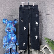 Chrome Hearts jeans for men and women, high quality Chinese version, 2 colors