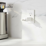 <Hoembellish> Travel Friendly US Wall Plug Adapter 3 Outlet 125° Rotatable Extender 1-4PCS for Hotel