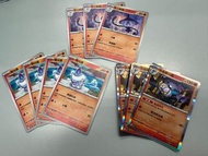 PTCG 中文版「水晶燈火靈」進化鏈 燭光靈  燈火幽靈 水晶燈火靈 card