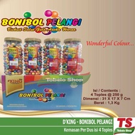 D'KING RAINBOW BONIBOL CHOCOLATE (BOX) contains 4 jars RAINBOW DKING/ COLORFUL CHOCOLATE BISCUIT/