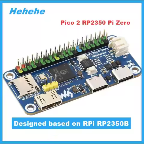 Raspberry Pi Pico 2 RP2350B RP2350-PiZero Development Board PSRAM DVI For HDMI