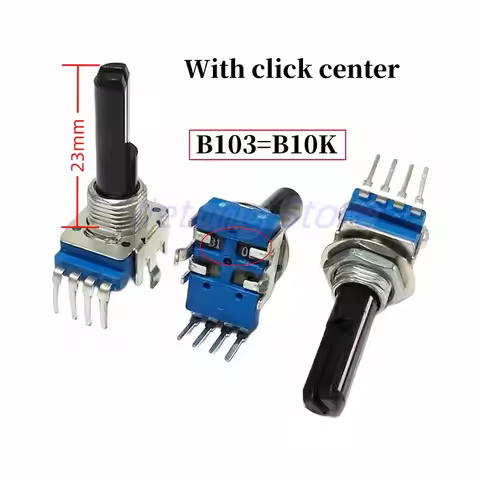 1pc RK11 4Pins Flx6 Ddj400 Pioneer DJ With Click Center Midpoint Mixer Potentiometer B103 B10K B50K 