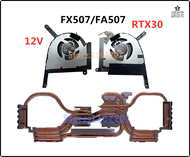 CPU แล็ปท็อปที่ทำความเย็น GPU ใหม่ดั้งเดิม,ฮีทซิงค์พัดสำหรับ Asus TUF 3 F15 FX507 FX507Z FX507ZM FA5