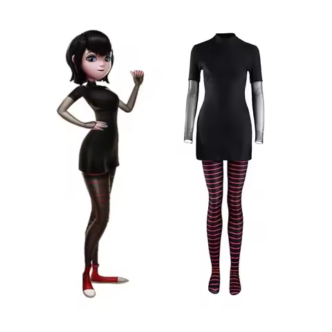 2026 New Halloween Cosplay Costume Mavis Dracula s Mask Wig Hotel Transylvania Role Play Carnival Pa