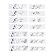 Suitable for BMW/Rear Tail Labeling IX3 Car Tail Label A New Energy ABS Number Sticker I4I7IX7 Lette