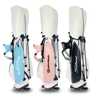 [Callaway] Golf Bracket Ball Bag Unisex Lightweight Ultra-Light PU Leather Material QB5530 E6FD