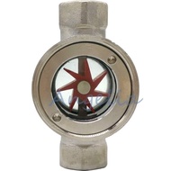 【In stock】1/2",3/4",1",1-1/4",1-1/2",2" BSP DN15 DN20 DN25 Stainless Steel 304 Sight Water Flow Indi