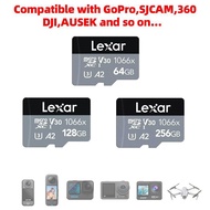 Lexar Memory Card 512G/128GB/64GB Up to 160MB/s Micro SD Card 1066x A2 U3 V30 TF Card For Gopro 7/8/