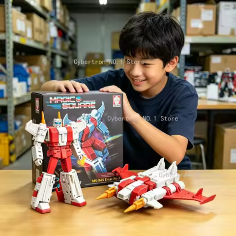 In Stock New Transformer Toys Deformation Robot Magic Square MS-B65 Eniac No.3 Strafe (G1 Computron 