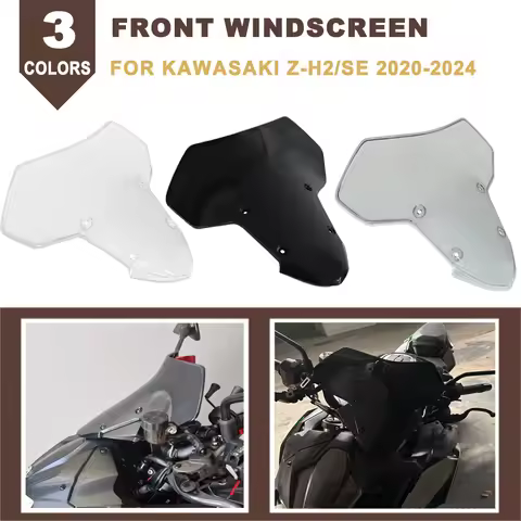 Motorcycle Front Windshield Windscreen Fly Wind Deflector Cover Protector Accessories For KAWASAKI Z