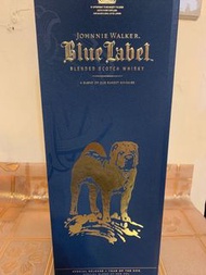 Johnnie Walker Blue Label tear of the dog special edition 狗年特別版 生肖限量版 750ml  藍牌