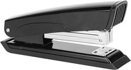 Stapler Grip Handheld Stapler 20 Sheets Desktop Stapler Heavy Duty Stapler Office Stapler with 100 Large Capacity Needle Spring Powered Stapler Desk Stapler for 26/6 24/6 Nails (Color : Black)