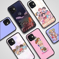 Casing for Apple iPhone 14 12 13 Pro Max MINI Case Phone Cover Cartoon bts one