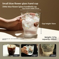 LOTUS BLUE | Beautiful Blue Lotus Personal Glass Mug