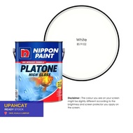 1 & 5 Liter - White BS 9102, Platone, Nippon Paint - for Wood & Metal (Solvent-based)