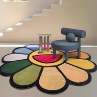 Colorful Dopamine Aesthetic Irregular Rug