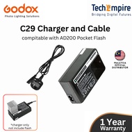 Godox C29/ WB29B WB-29B/ BG02 Battery Grip/ Li-ion Battery / Charger and Cable for AD200 AD200PRO Po