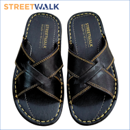 StreetWalk Footwear Sandals Marikina Made Leather Slippers for Men Marikina Sandals for Men Leather 