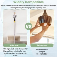 High Ceiling Light Bulb Changer Light Bulb Changer Assembled Light Bulb Extension Rod High Reaches L