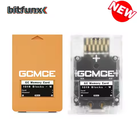 Bitfunx GCMCE FlipperMCE Memory Card Reader Adapter for Store Saves for NGC GameCube Wii (RVL-001) G