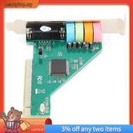 [In Stock]PCI Sound Card 4.1 Channel Computer Desktop Built-in Sound Card Internal Audio Card Stereo