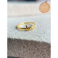 Fledios 916 Pure Minimalist Gold Ring/916 Gold Minimalist Ring