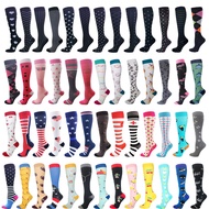 Compression Stocking Women Men for Running Sports Anti Fatigue Pain Relief Pregnant Edema Knee High 