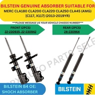 BILSTEIN GENUINE ABSORBER (FRONT, REAR) FOR MERC CLA180 CLA200 CLA220 CLA250 CLA45 (AMG) [C117, X117