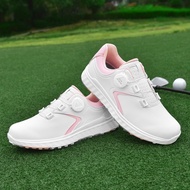 New Golf Men's Women's Ball Shoes Lightweight Breathable Waterproof Anti-slip Training Shoes (XZ2411